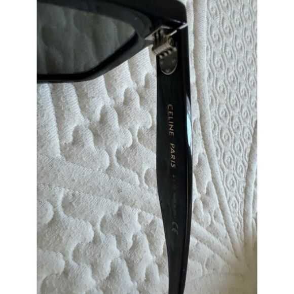 Celine Black Boxy Large Polarized Sunglasses. - Picture 4 of 6